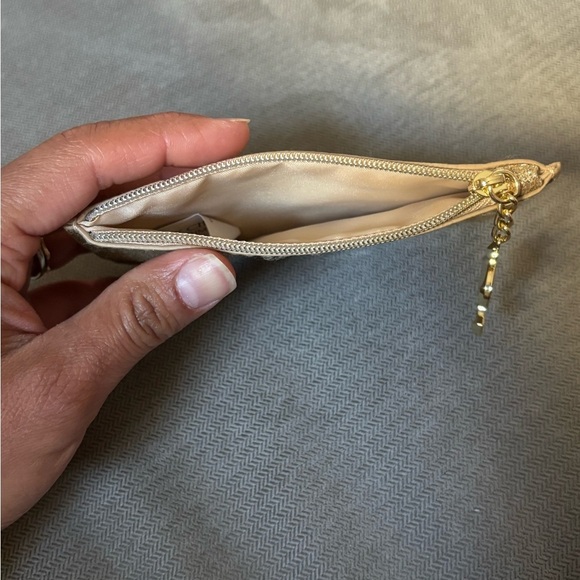 Jimmy Choo Glitter Gold‎ Pouch - Picture 8 of 11